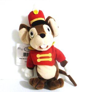 CNS2 - RARE 8" Disney Store MINI Bean Bag TIMOTHY Dumbo Vintage Walt Disney